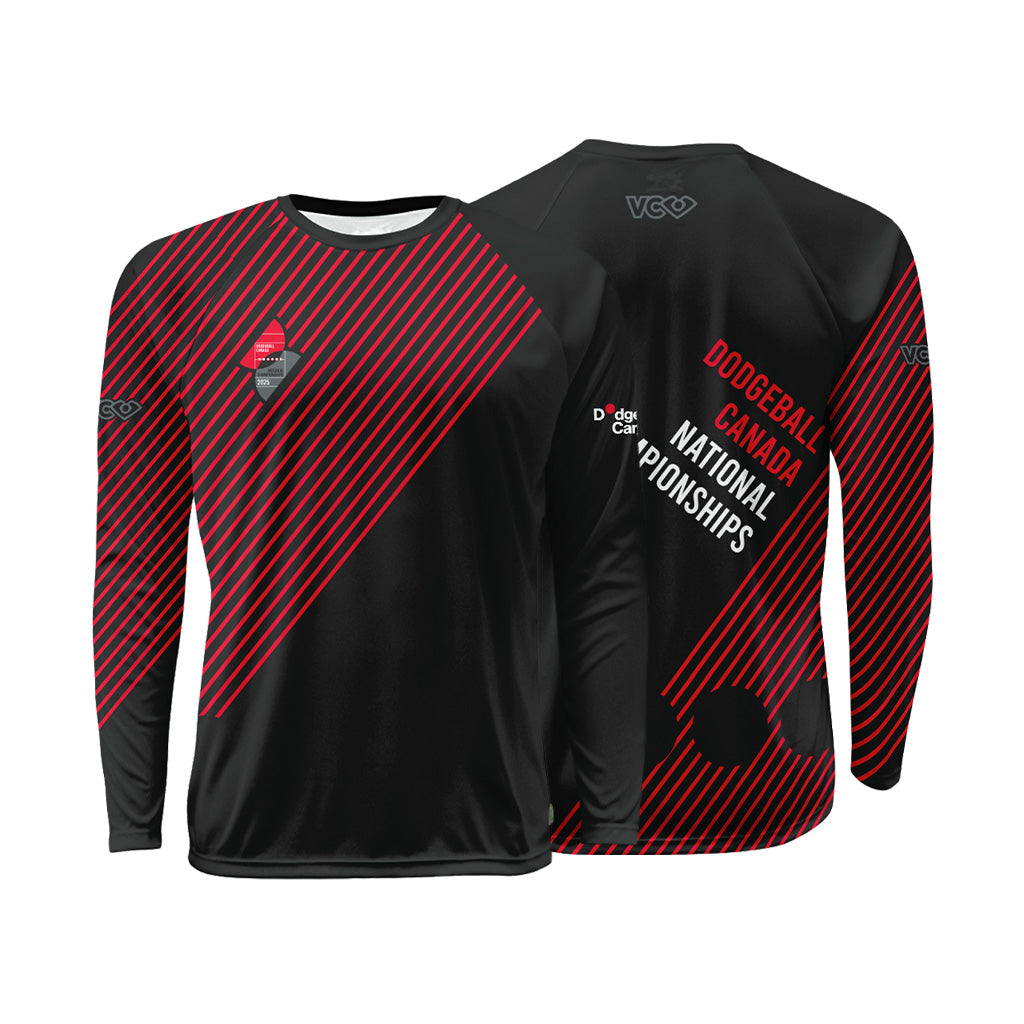 Dodgeball Canada Nationals 2025 Colour Raglan Long Sleeve