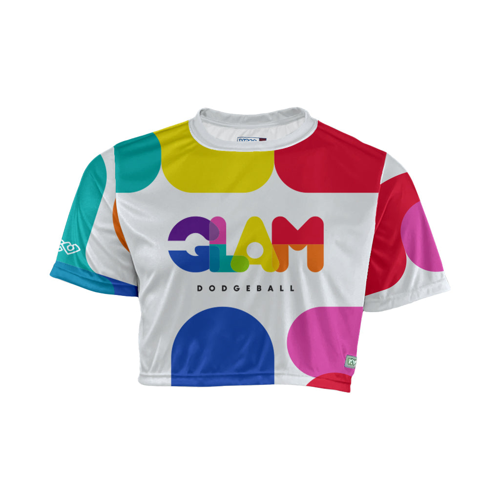 GLAM! Dodgeball Colourful Classic Crop