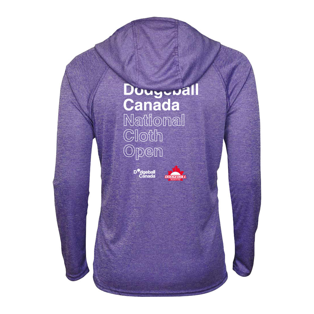 Dodgeball Cloth Nationals 2025 Heather Purple Revolution Lite