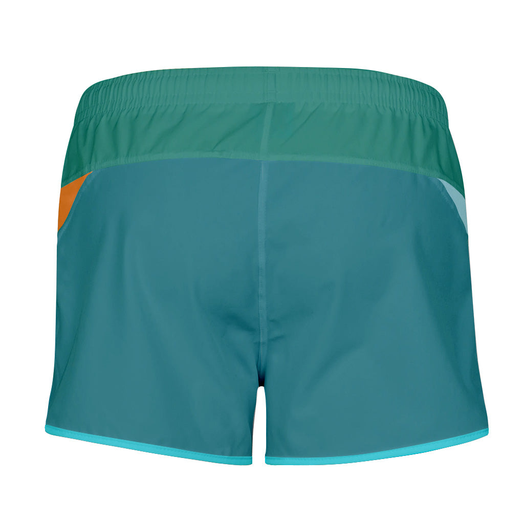 Blocks Bright Shorty Shorts