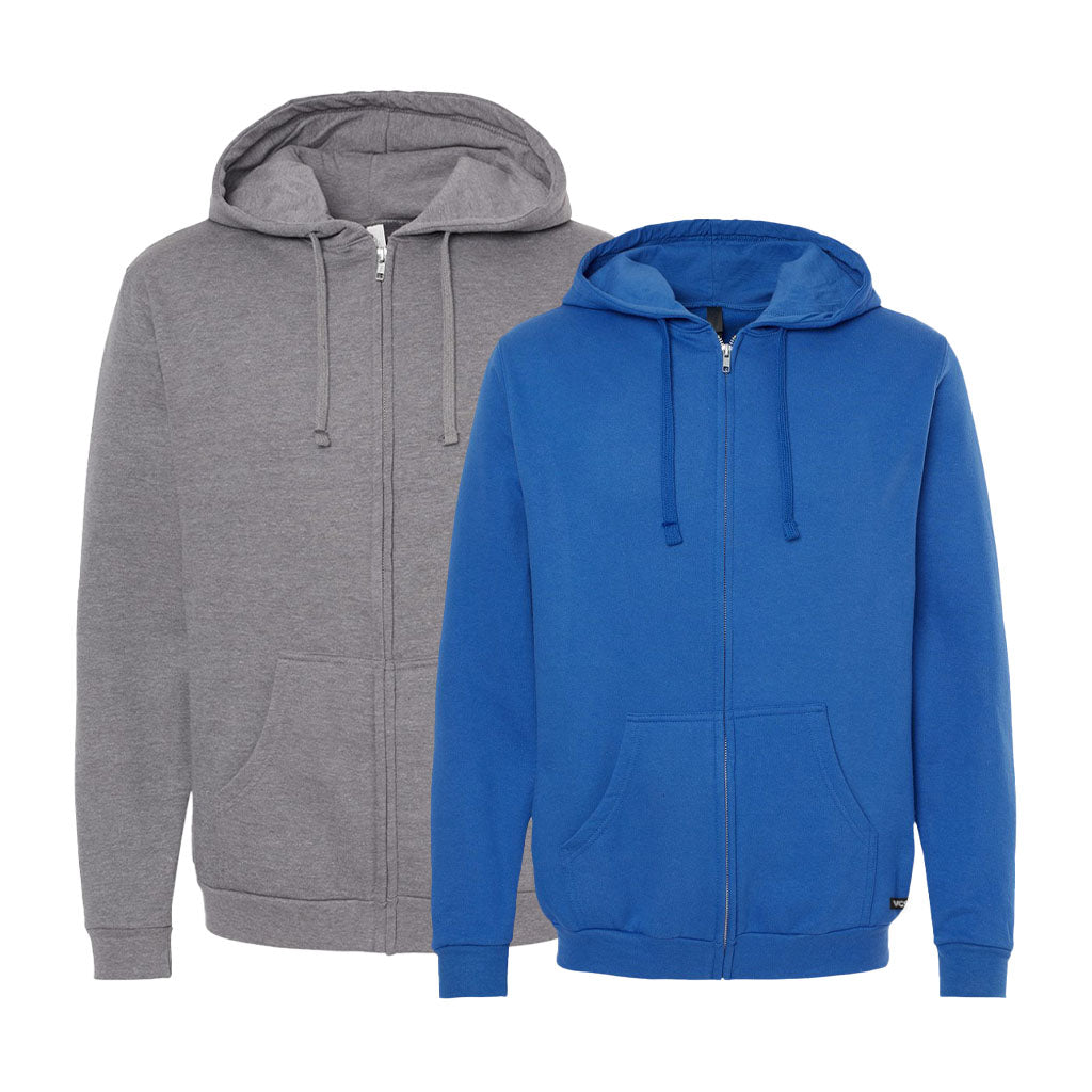 Sweats à capuche zippés en coton