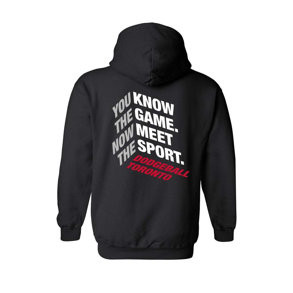 Dodgeball Toronto YKTG Black Cotton Hoodie