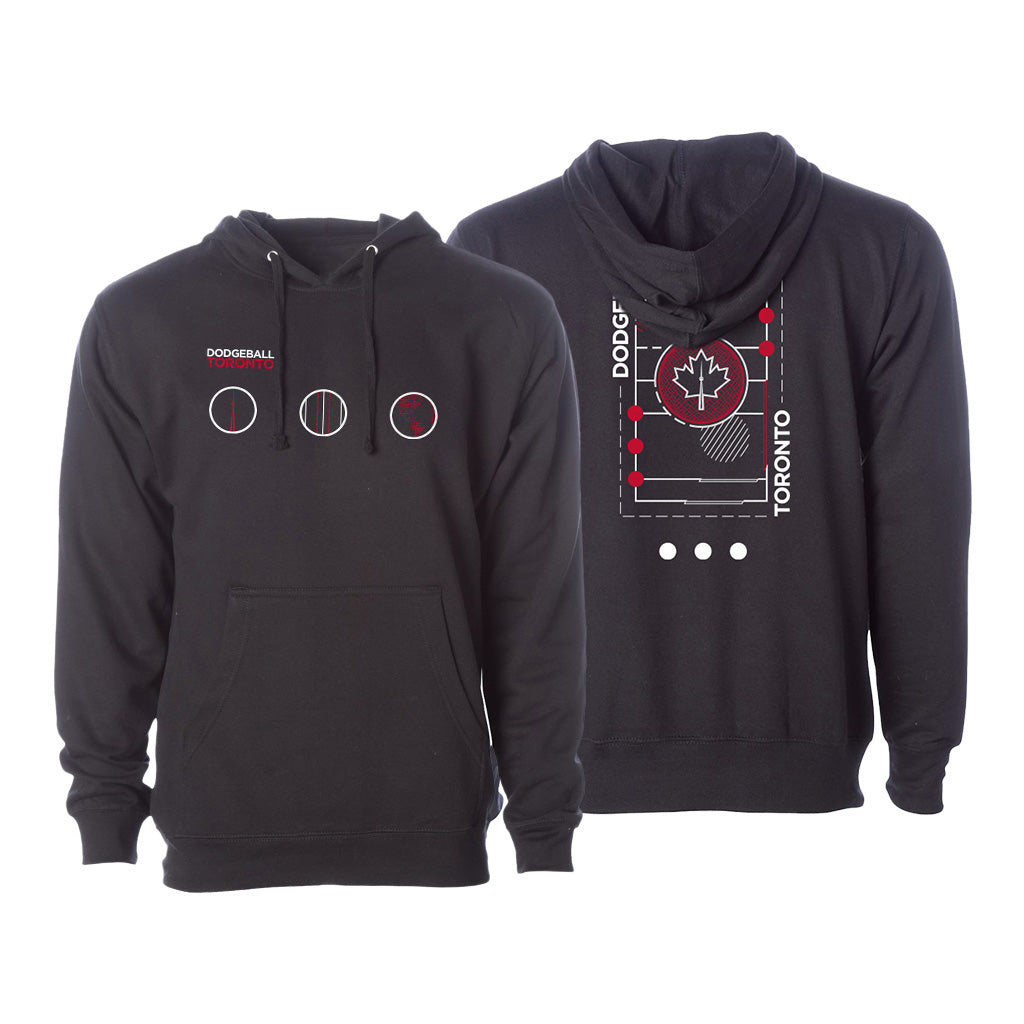 Hoodie en coton premium Dodgeball Toronto
