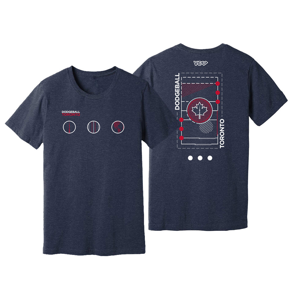 T-shirt en coton premium Dodgeball Toronto