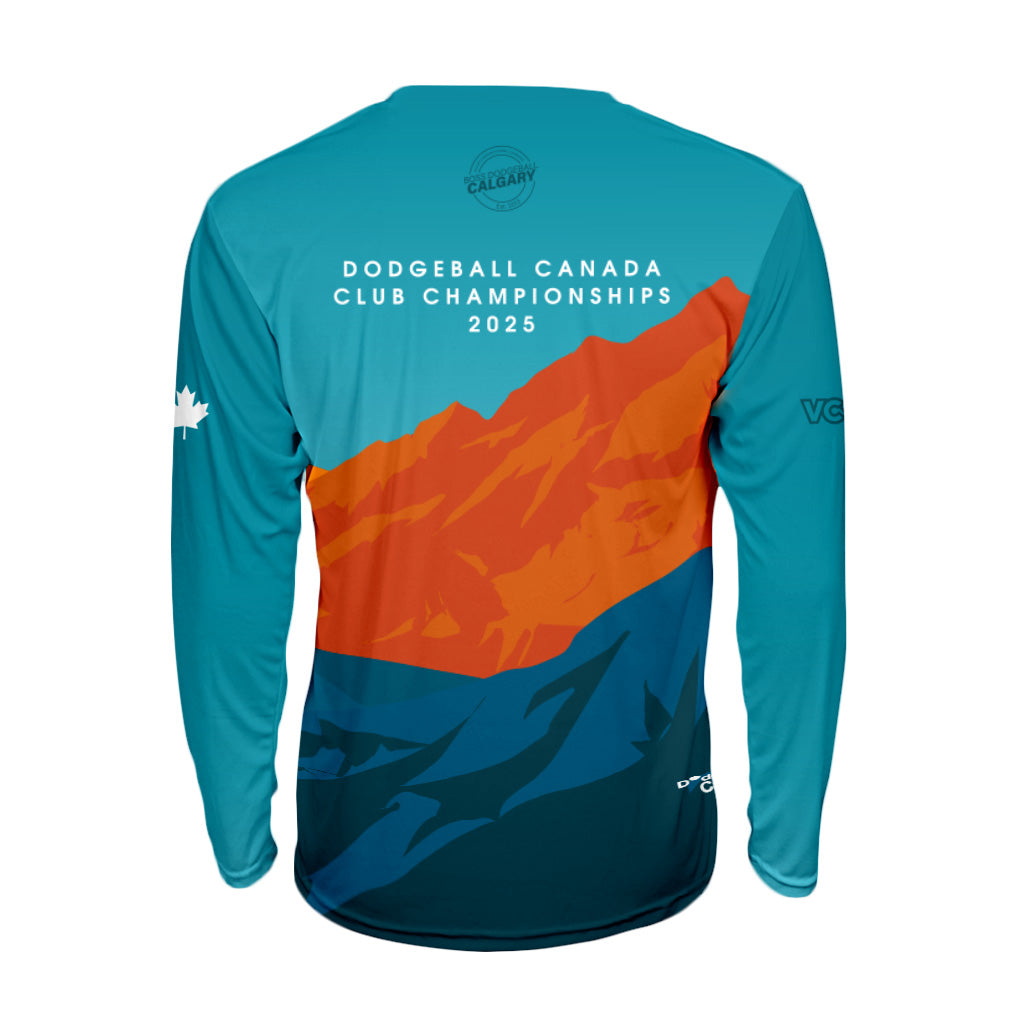 Dodgeball Canada Clubs Sunny Day Blues Classic Long Sleeve