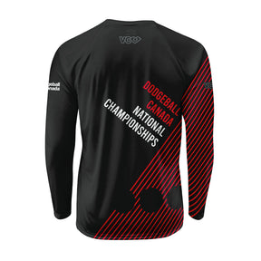 Dodgeball Canada Nationals 2025 Colour Raglan Long Sleeve