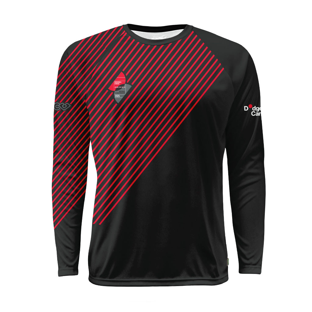 Dodgeball Canada Nationals 2025 Colour Raglan Long Sleeve