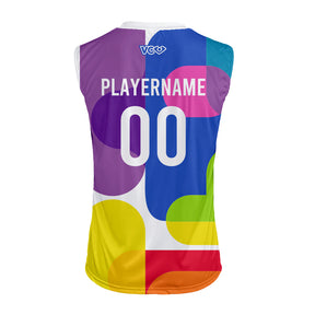 GLAM! Dodgeball Colourful Classic Sleeveless Jersey