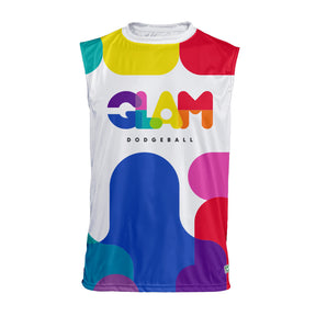 GLAM! Dodgeball Colourful Classic Sleeveless Jersey