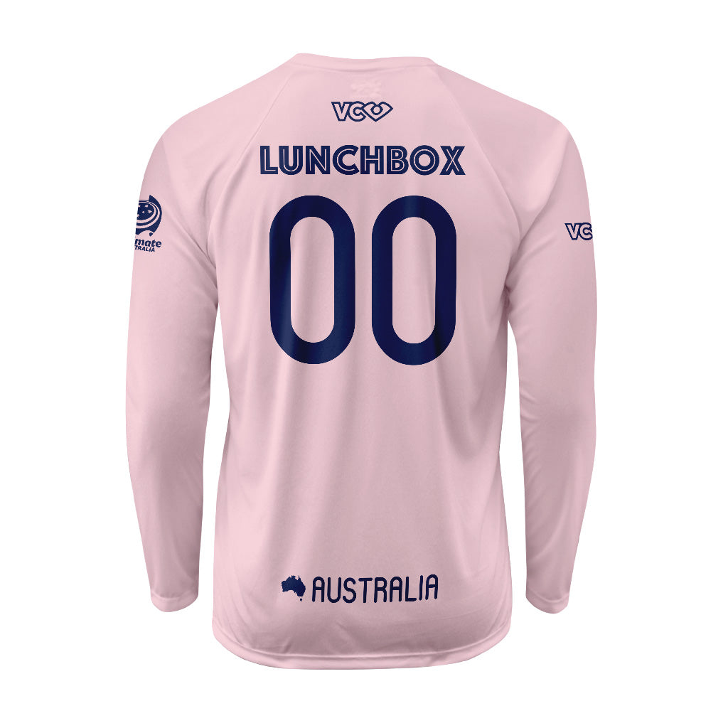 Lunch Box Fan Light Raglan Long Sleeve