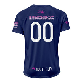 Lunch Box Fan Dark Raglan Jersey