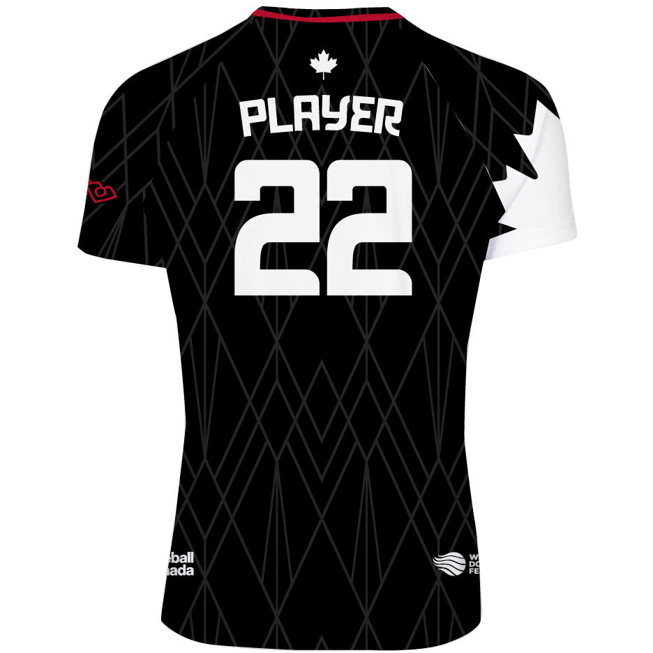 Team Canada 2022 Black Raglan Jersey