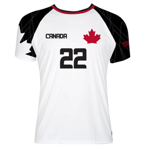 Team Canada 2022 Black Raglan Fan Jersey