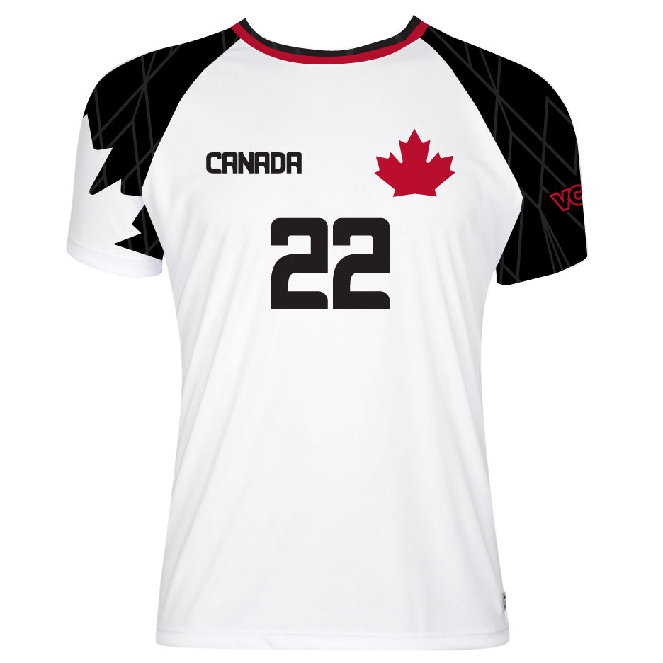 Team Canada 2022 Black Raglan Jersey