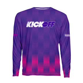 Dodgeball Toronto Kick Off Grid Purple Classic Long Sleeve