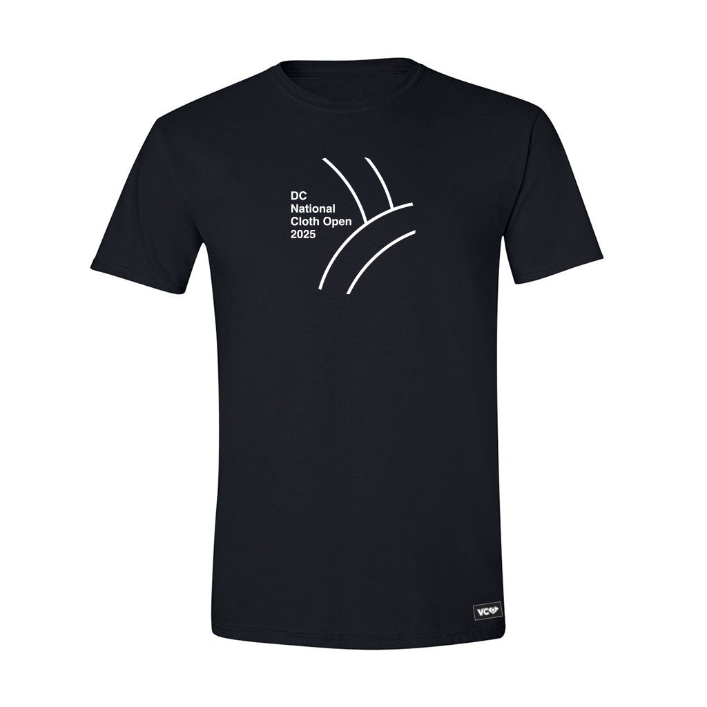 Dodgeball Cloth Nationals 2025 Black Cotton T-Shirt