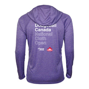 Dodgeball Cloth Nationals 2025 Heather Purple Revolution Lite