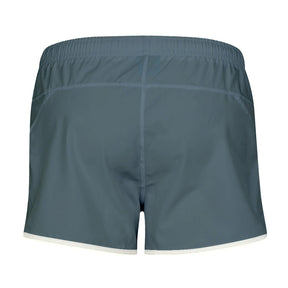 Charcoal + White Shorty Shorts With Pockets