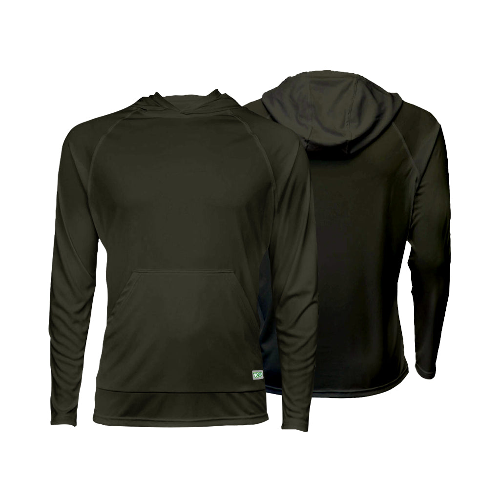 VC Ultimate Frisbee Dark Forest Green Performance Athletic Sun Hoodies