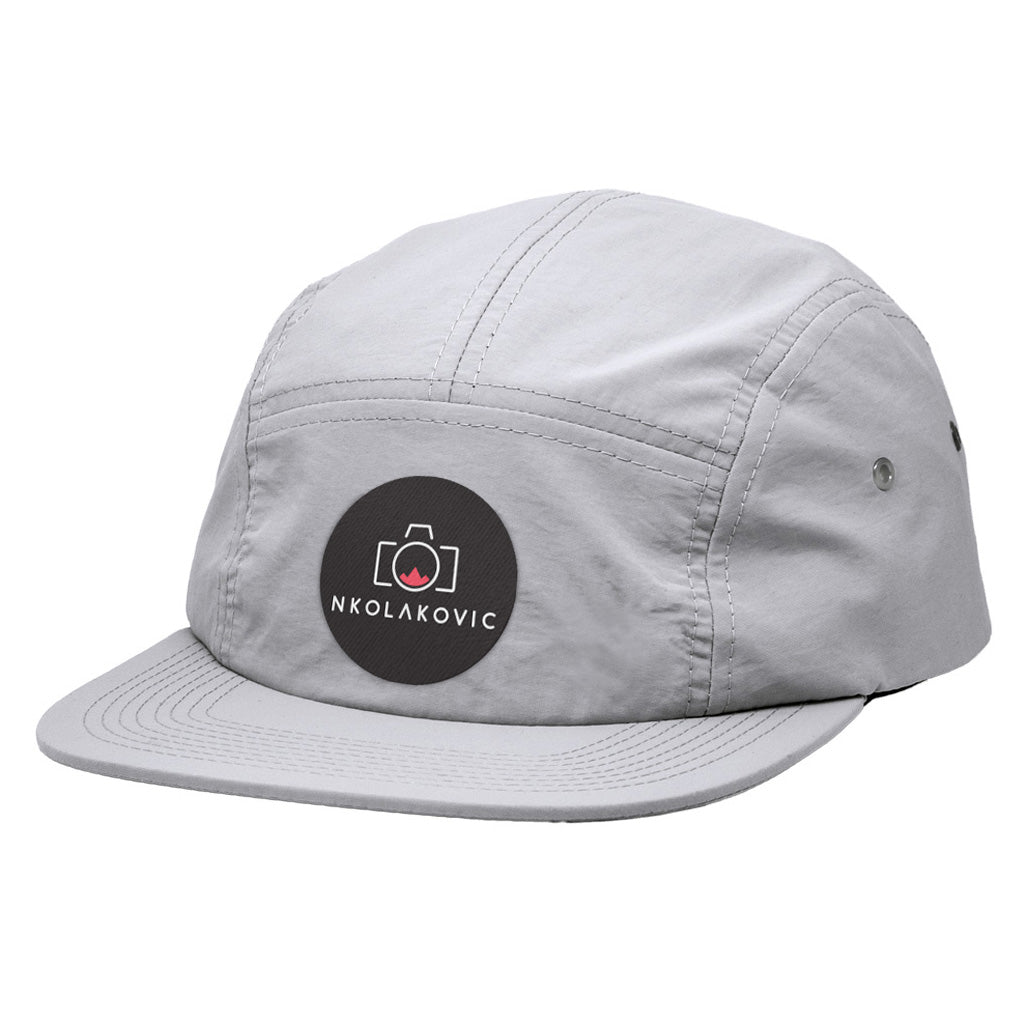 NKolakovic Shadow Grey Performance Taslon Five Panel Hat