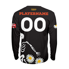 Pushing Daisies Black Classic Long Sleeve