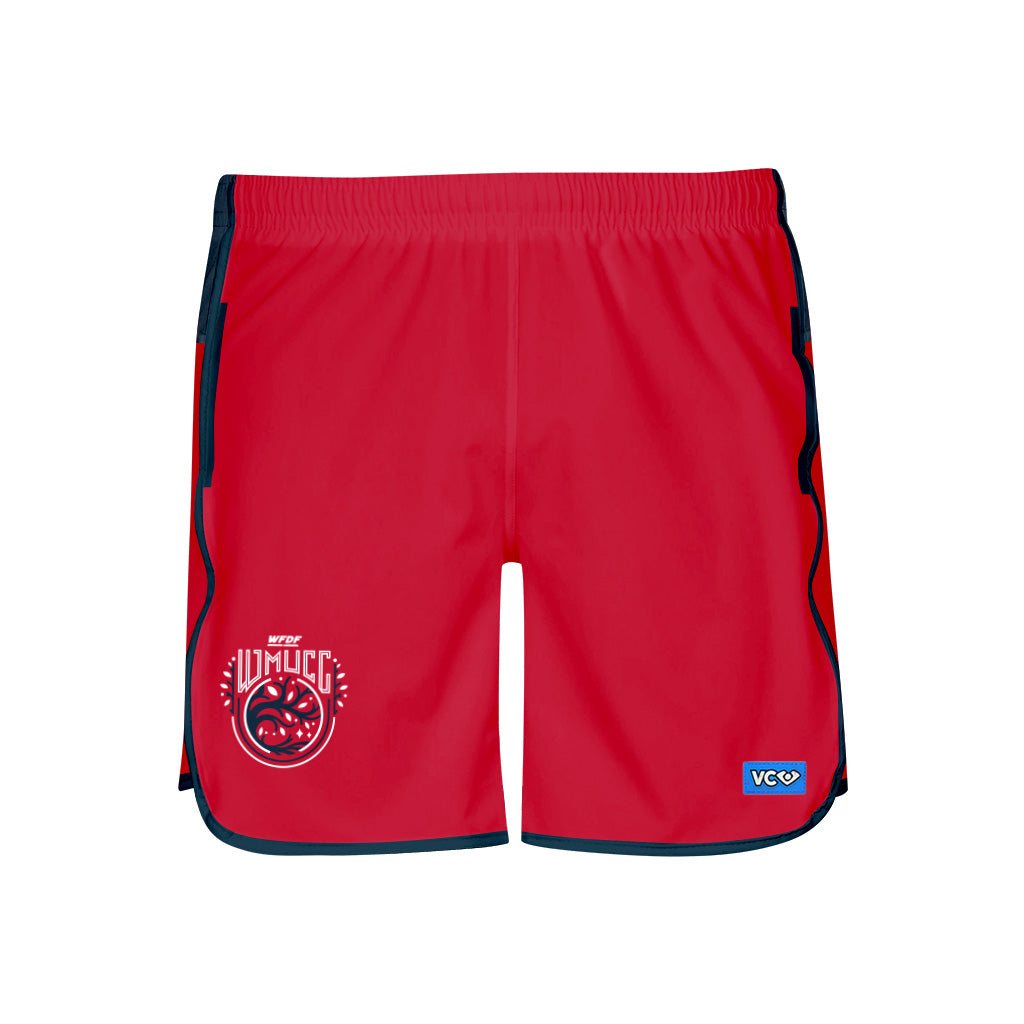 WMUCC 2026 Red Shorty Shorts With Pockets