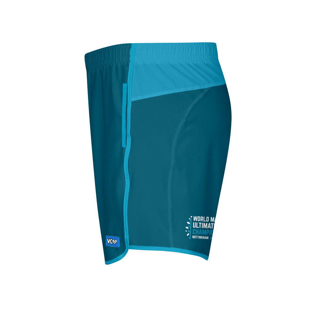 WMUCC 2026 Teal Shorty Shorts With Pockets
