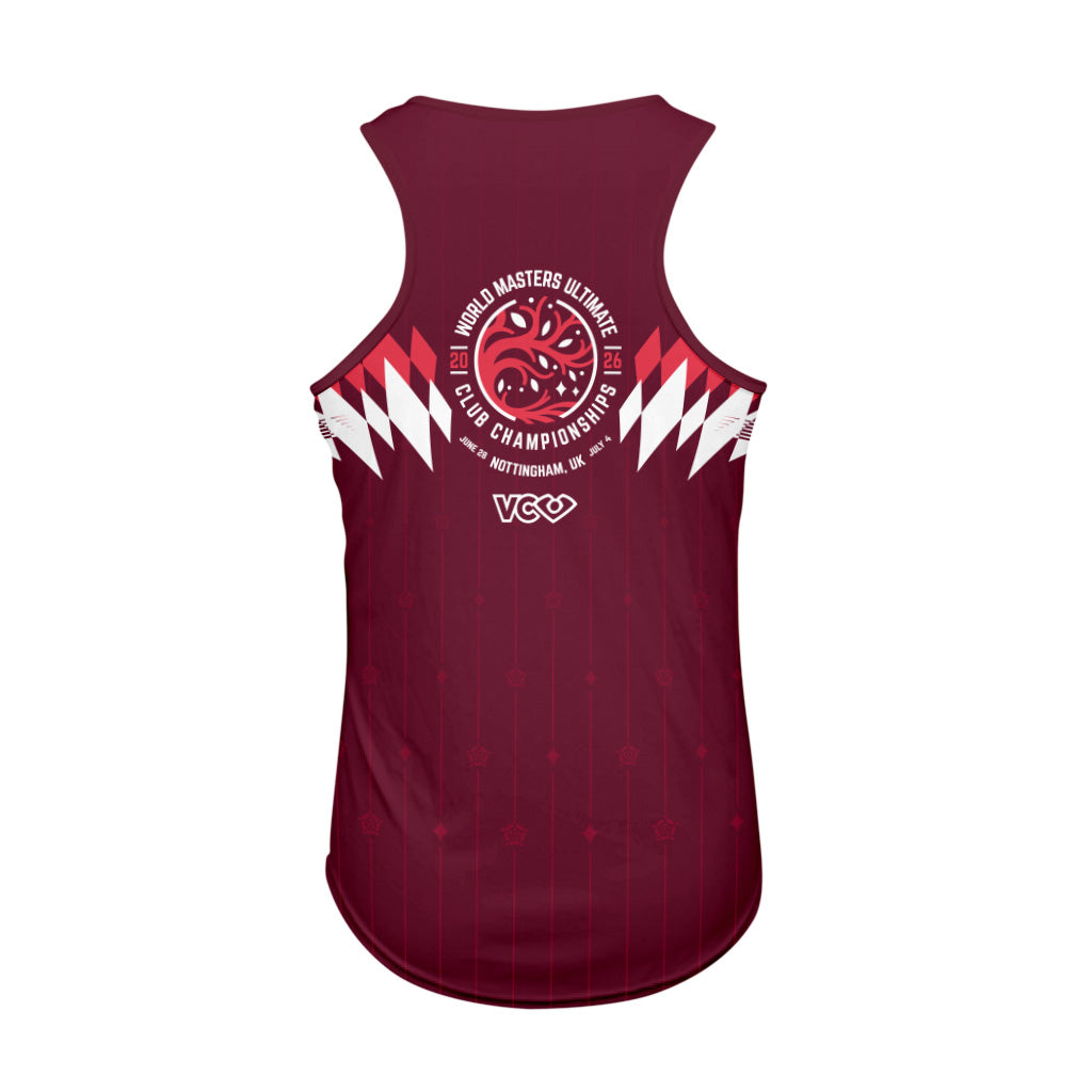 WMUCC 2026 Retro Rhombus Burgundy Tank