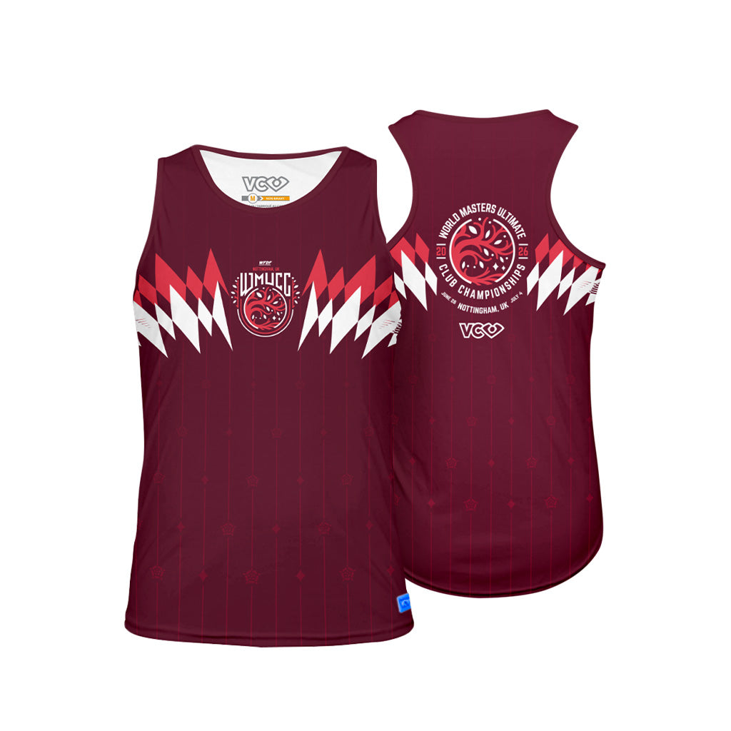 WMUCC 2026 Retro Rhombus Burgundy Tank