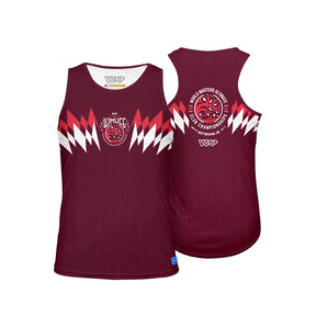 WMUCC 2026 Retro Rhombus Burgundy Tank