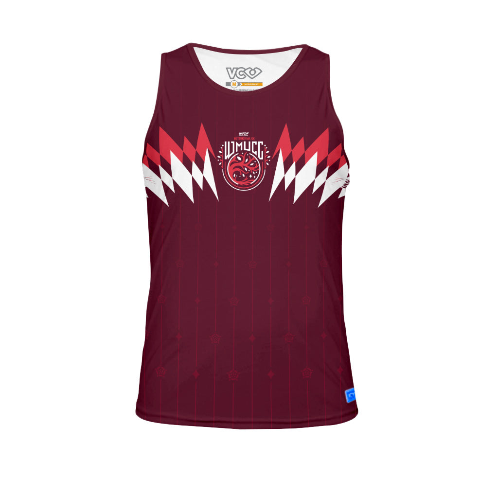 WMUCC 2026 Retro Rhombus Burgundy Tank