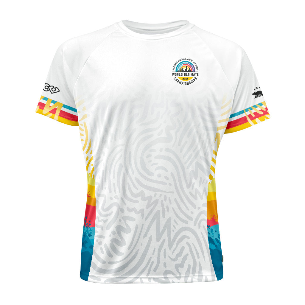 WUC 2024 Wombat White Raglan Jersey