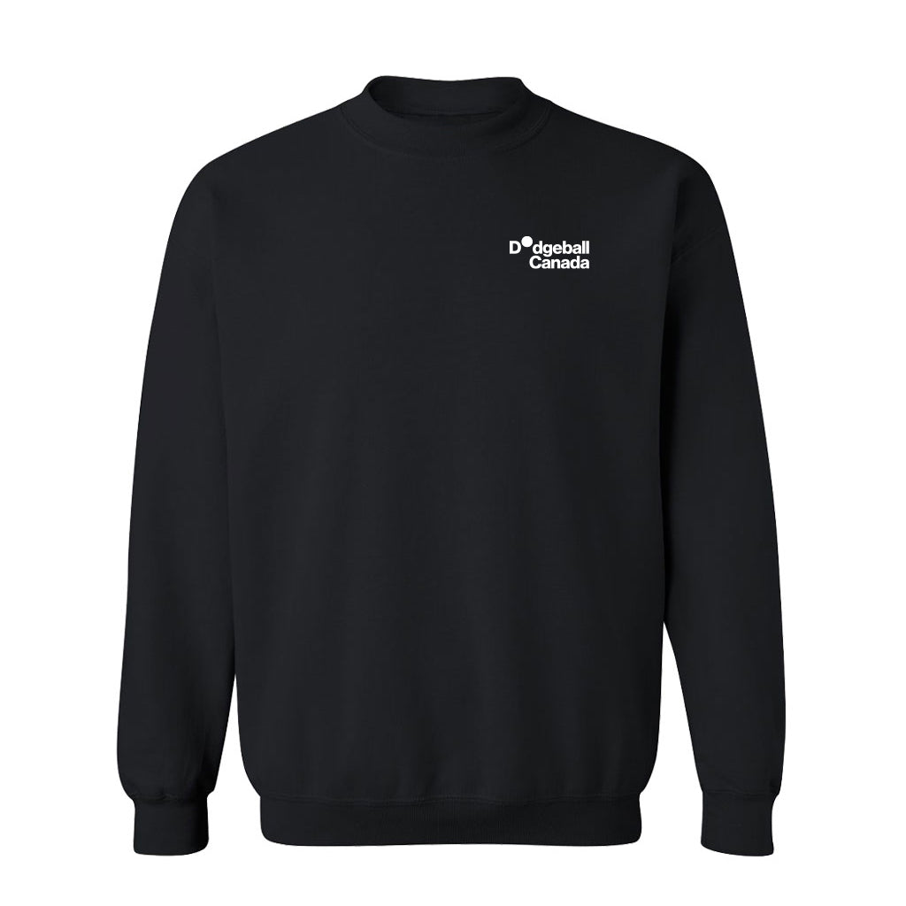 Dodgeball Canada YKTS Black Crewneck