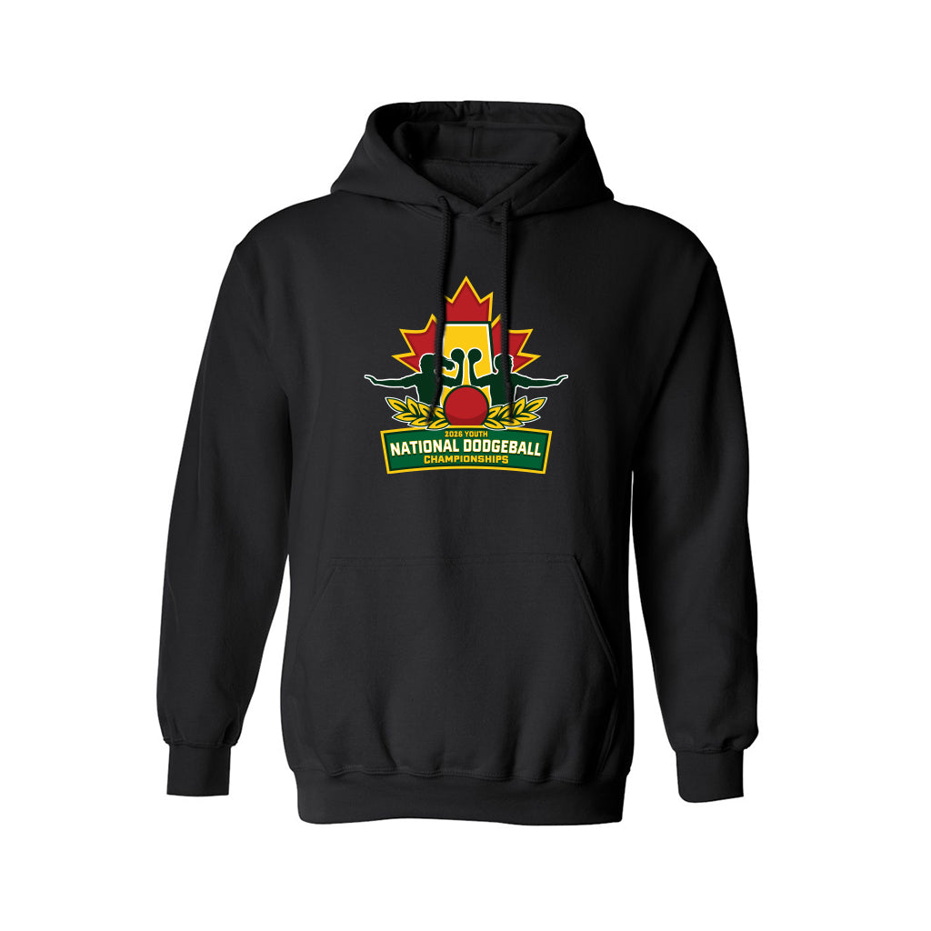 Dodgeball Canada Youth Nationals 2026 Cotton Hoodie