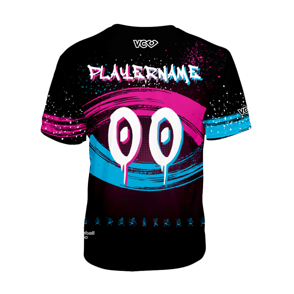 Fury Dodgeball Fan Black Classic Jersey