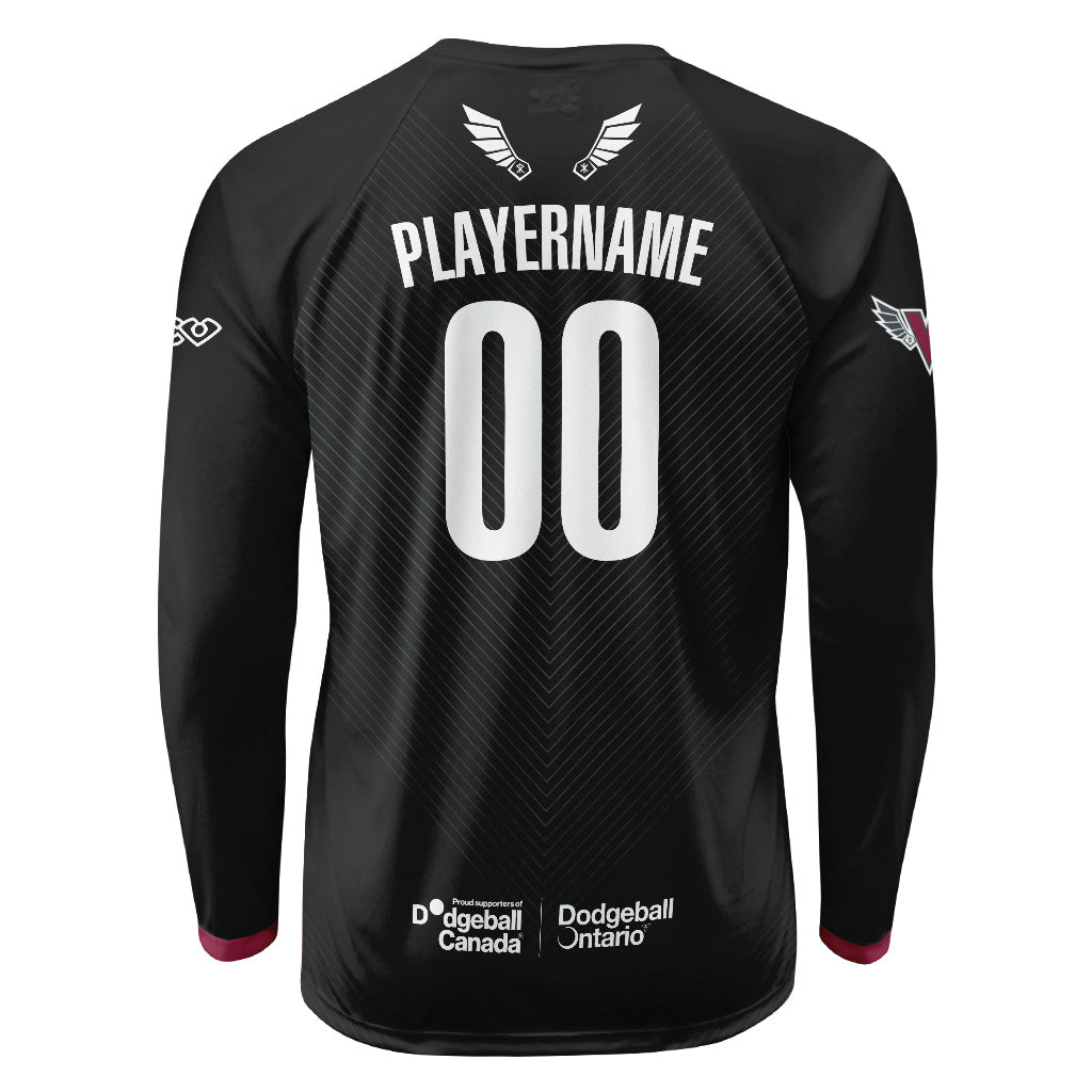Valkyrie Dodgeball Dark Long Sleeve